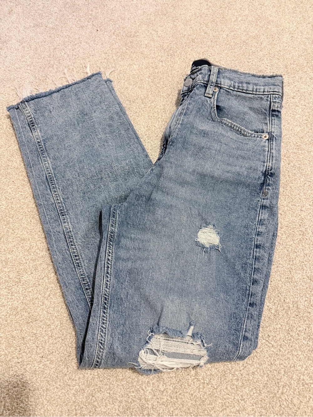 Gap Factory High Rise Distressed '90s Loose Jeans Size 6/28 Regular Length